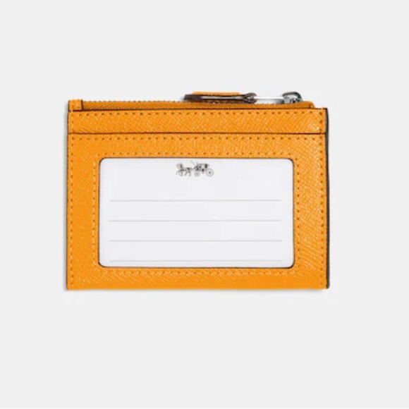 Coach Mini Skinny Id Case - Colour: Papaya - Brand New - Picture 2 of 2